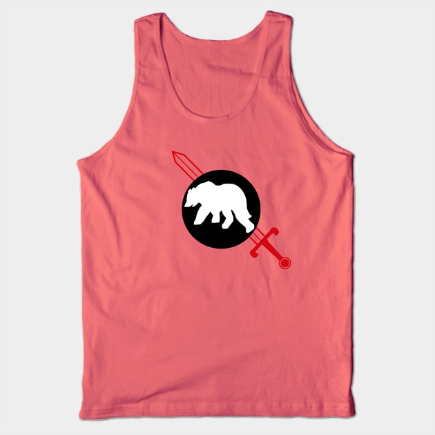 Polar Battle Bear Tank Top by Illustratorator